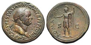 Vespasian (69-79). Æ Sestertius ... 