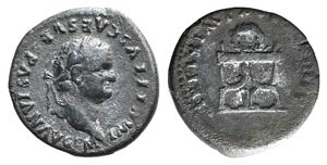 Titus (79-81). AR Denarius (17mm, ... 
