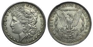 United States, AR Dollar 1880 ... 