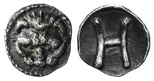 Bruttium, Rhegion, c. 415-387 BC. ... 
