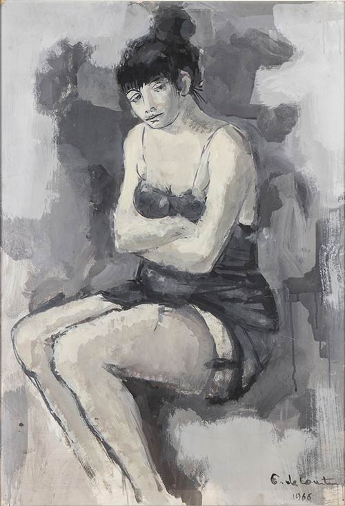 FRANCO DE COURTEN (1932) Woman in ... 
