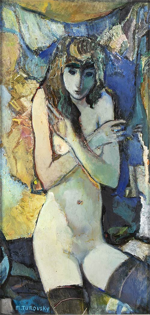 MIKHAIL TUROVSKY (Kyiv, 1933)Nude ... 