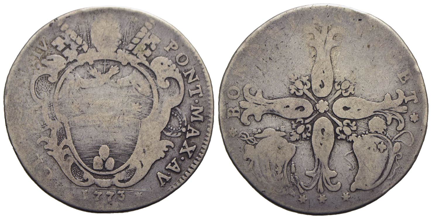 BOLOGNA - Clemente XIV (1769-1774) ... 