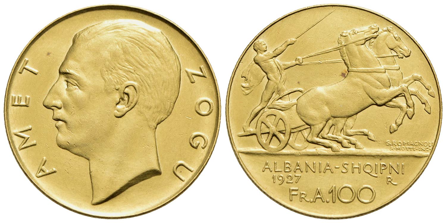 ALBANIA - Zogu I (1925-1939) - 100 ... 
