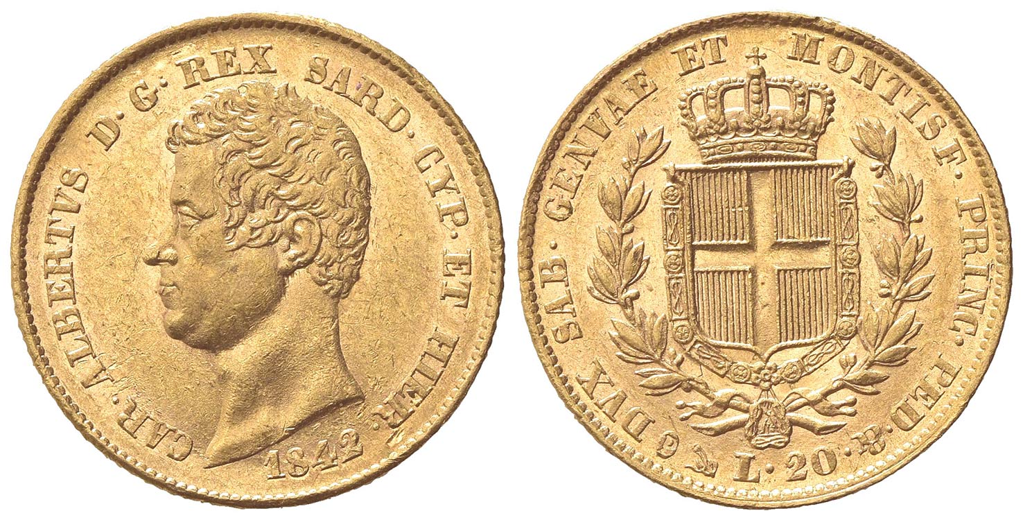 Carlo Alberto (1831-1849). 20 Lire ... 