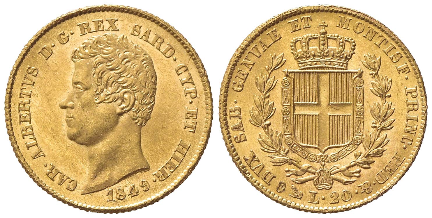Carlo Alberto (1831-1849). 20 Lire ... 