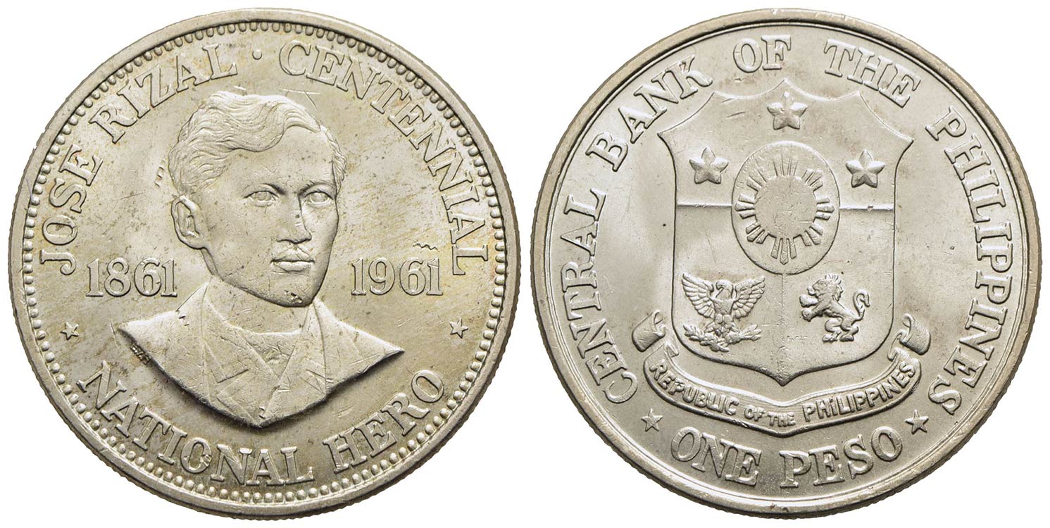 FILIPPINE. Repubblica. Peso - 1961 ... 