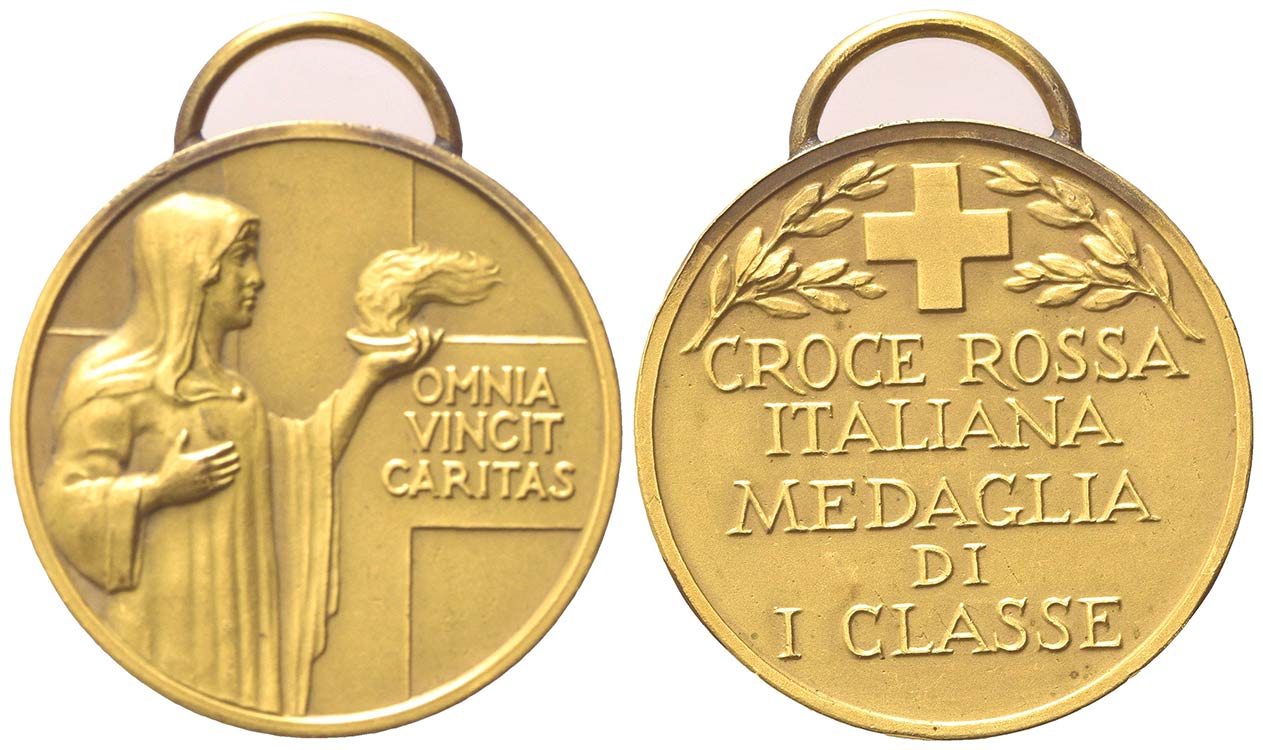 ITALIA. Medaglia Croce Rossa ... 
