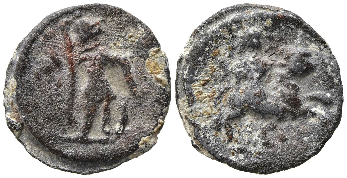 Greek-Roman PB Tessera, c. 1st ... 
