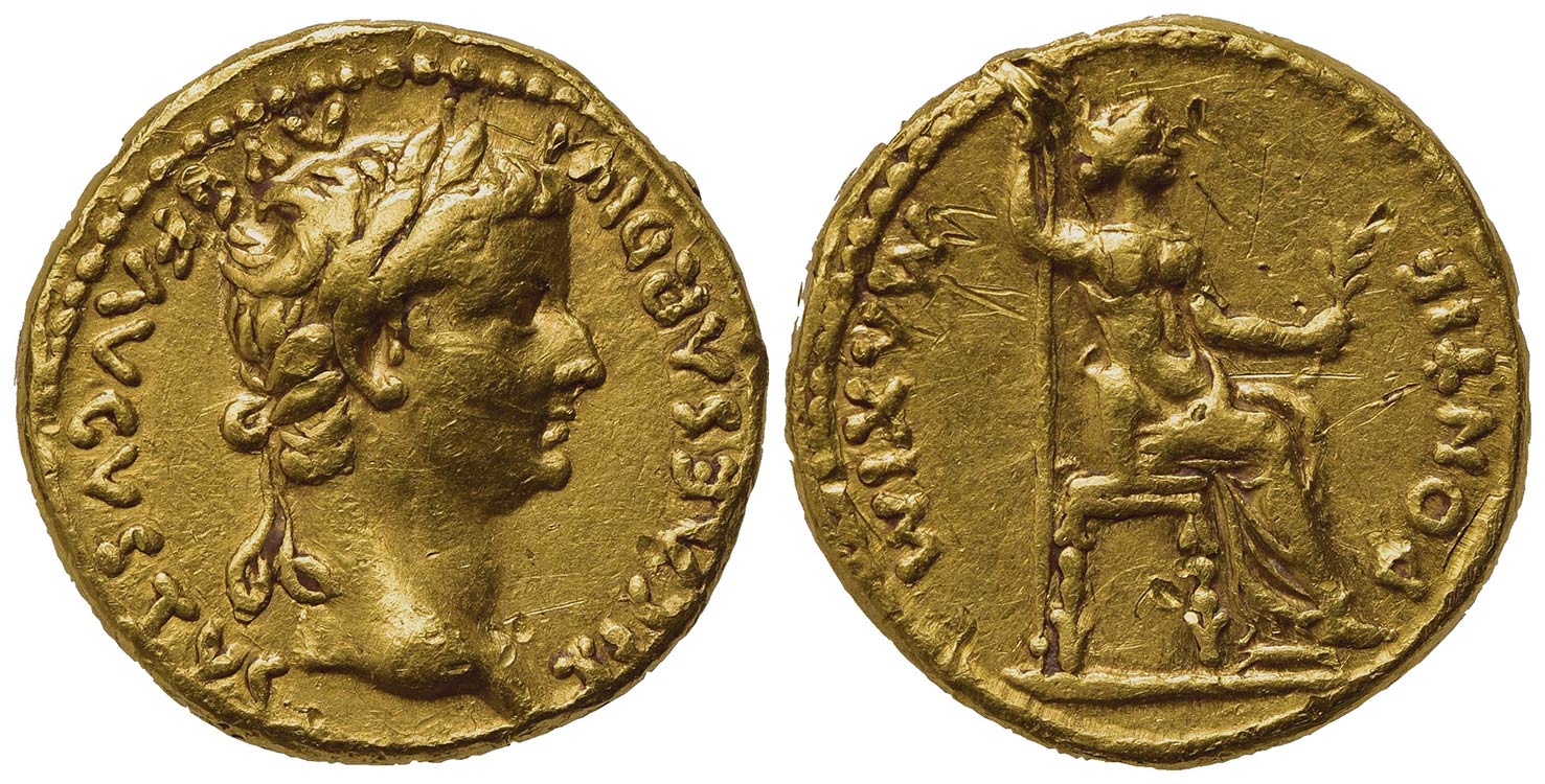 Tiberius (14-37). AV Aureus ... 