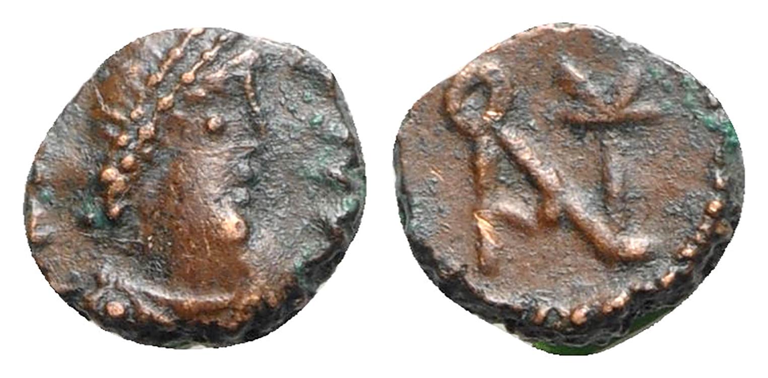 Anastasius I (491-518). Æ Nummus ... 