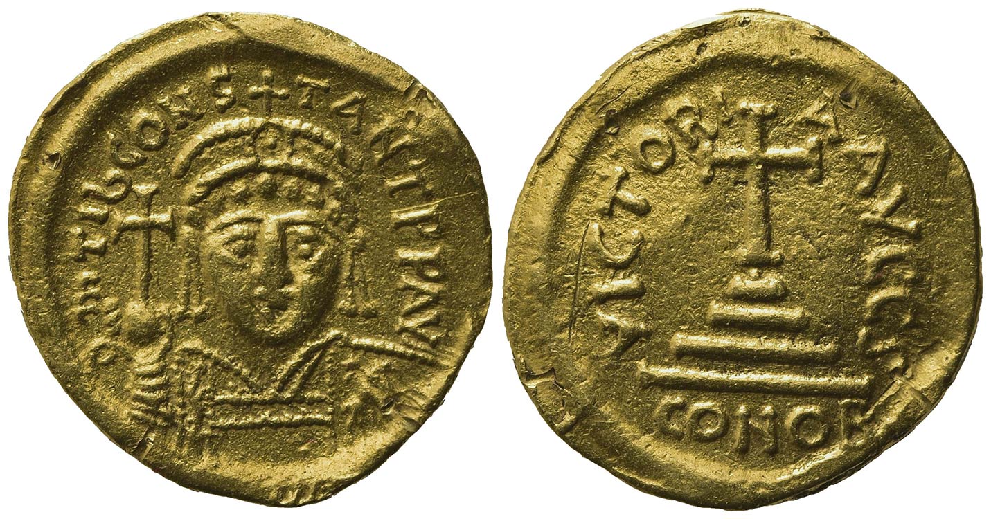 Tiberius II (578-582). AV Solidus ... 