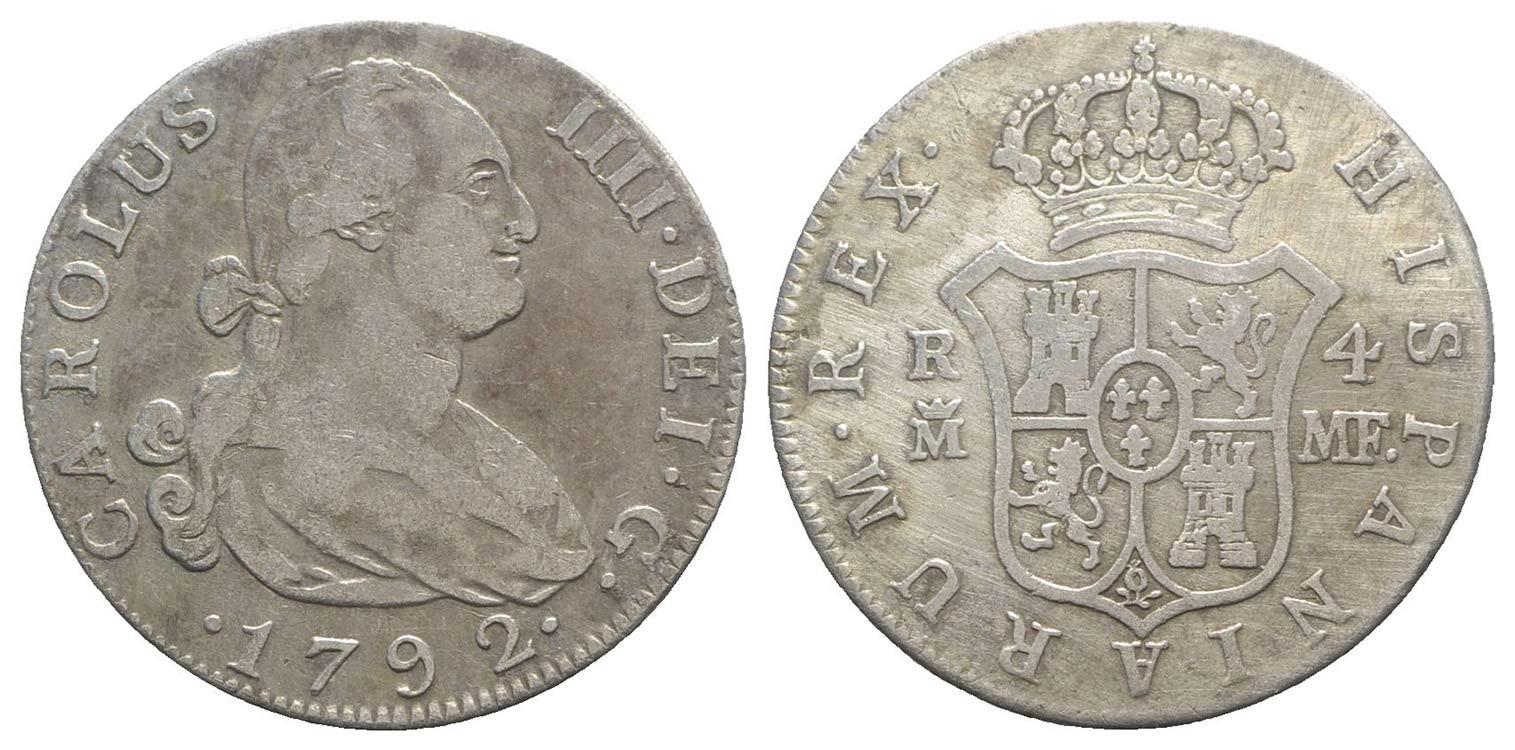 Spain, Carlos IV (1788-1808). AR 4 ... 