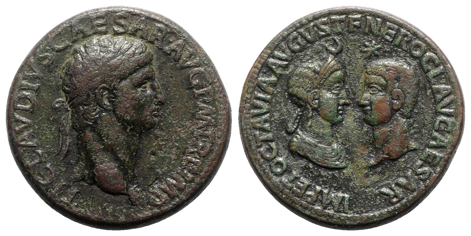 Claudius (41-54). Replica of ... 