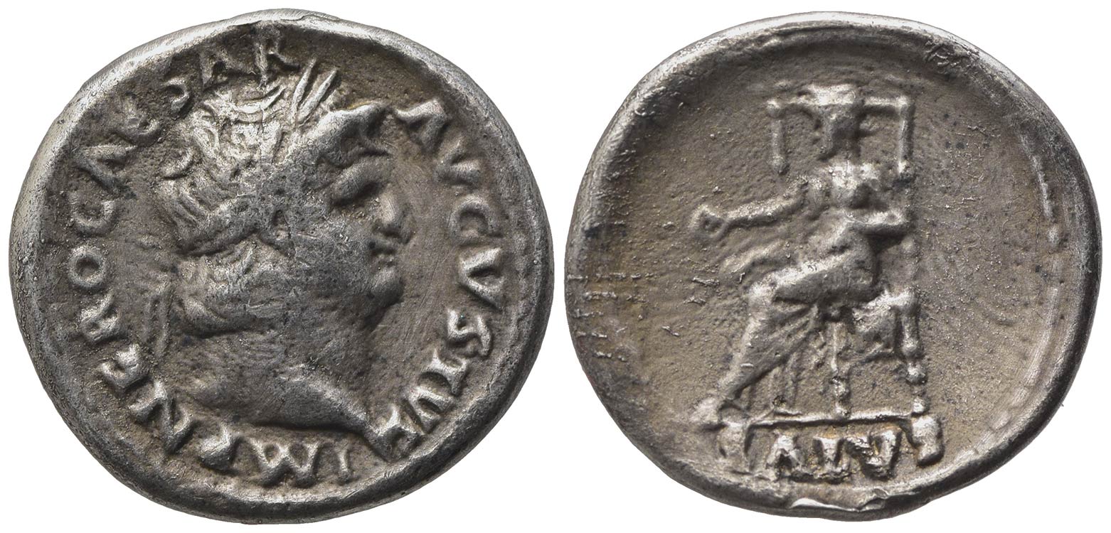 Nero (54-68). Replica of Denarius ... 