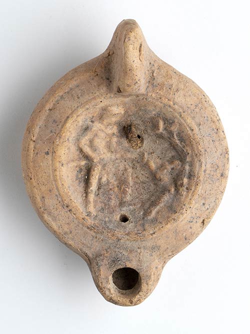 Roman Oil Lamp with Meleager ... 