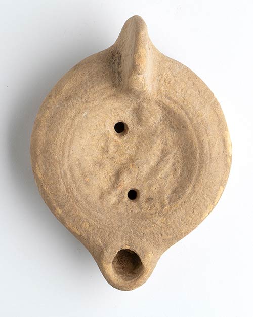 Roman Oil Lamp with a seated ... 