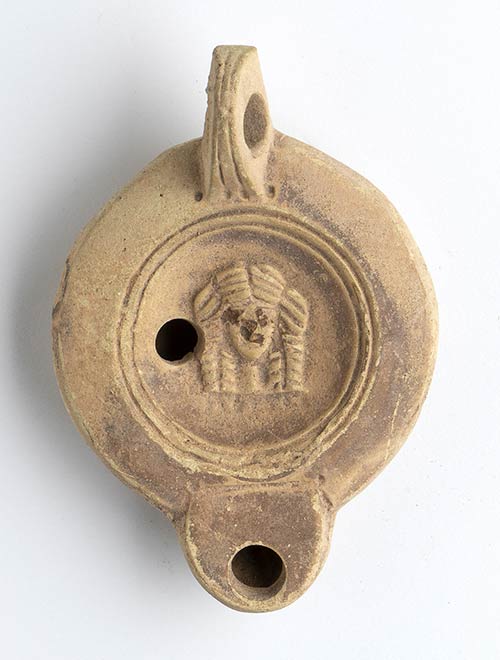 Roman Oil Lamp with Theatrical ... 