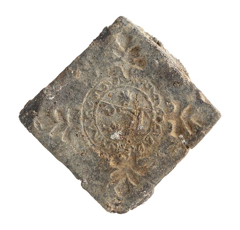 Medieval lead Seal with Monogram; ... 