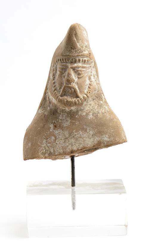 Parthian terracotta bearded male ... 