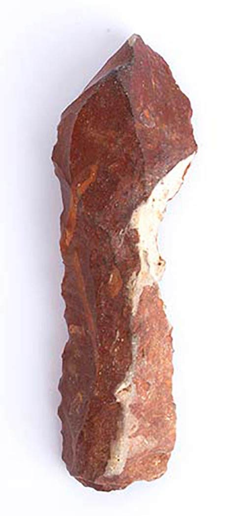 Giant Paleolithic Red Flint Blade; ... 