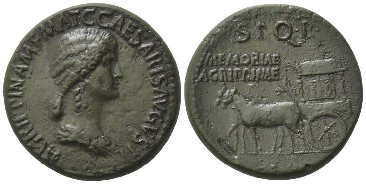 Agrippina Senior (died 33). Æ ... 