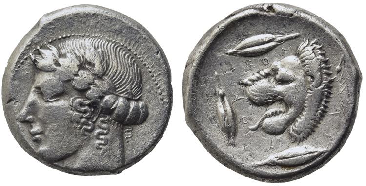 Sicily, Leontinoi, c. 440-430 BC. ... 