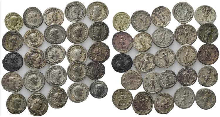 Lot of 25 Roman Imperial ... 