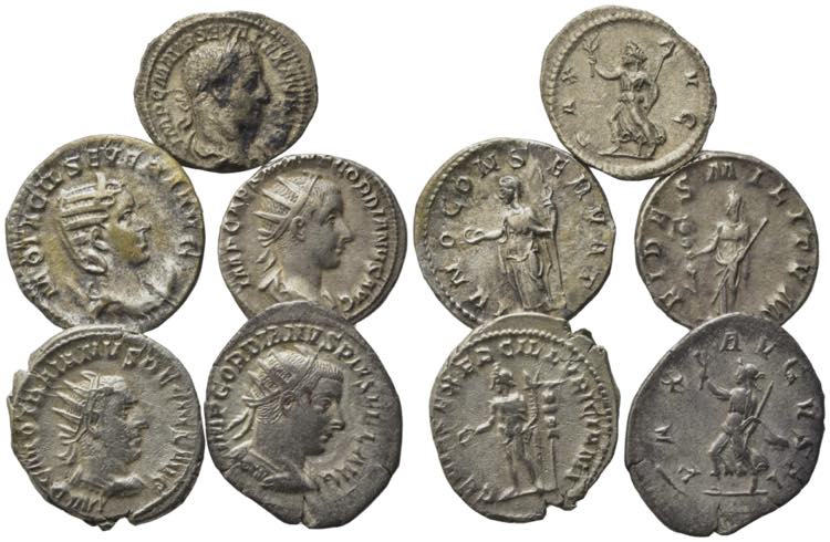 Lot of 5 Roman Imperial ... 