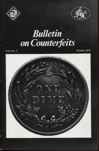 AA.VV. Bulletin on counterfeits. ... 