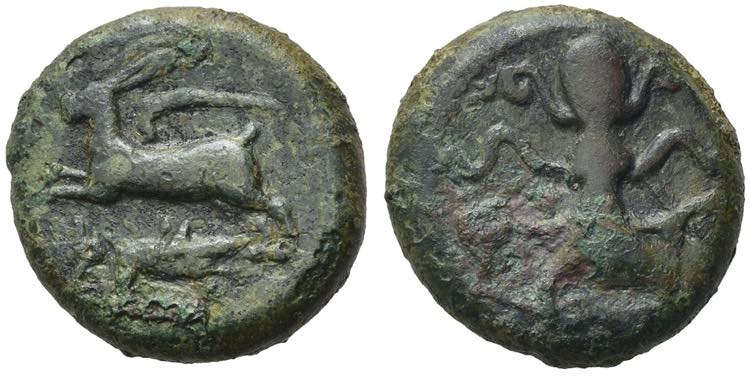 Sicily, Messana, 406-396 BC. Æ ... 