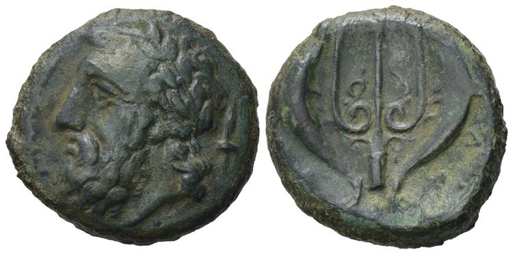 Sicily, Messana, 338-318 BC. Æ ... 