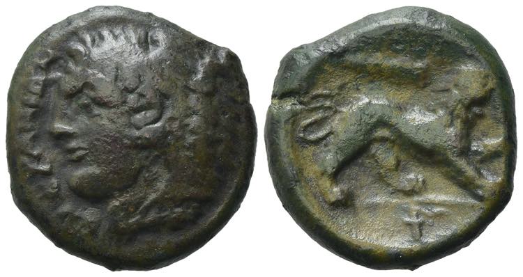 Sicily, Messana. 278-276 BC. Æ ... 