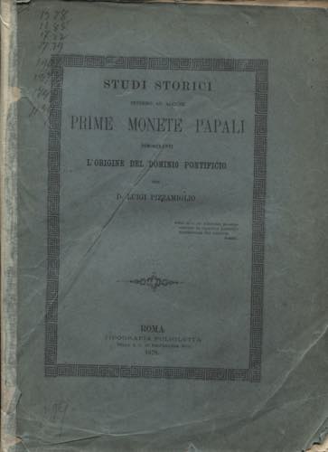 PIZZAMIGLIO  L. - Studi storici ... 