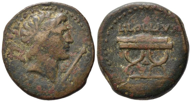 Cyrene or Cnossus(?), c. 37 BC. Æ ... 