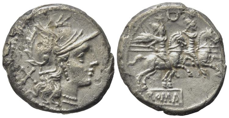 Crescent series, Rome, 207 BC. AR ... 