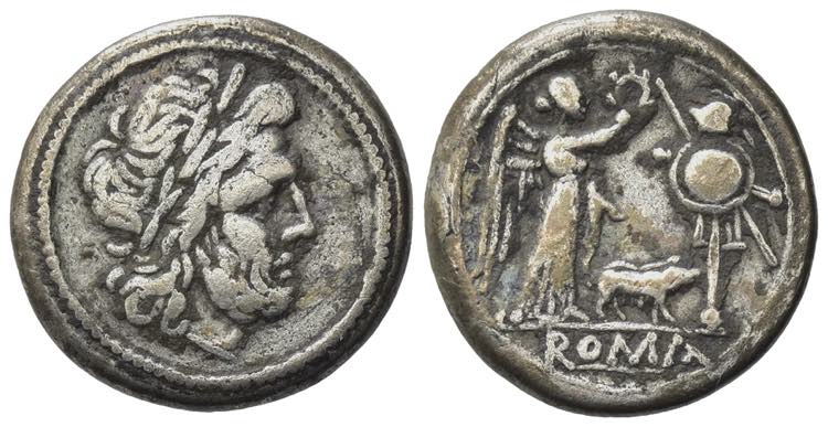 Sow series, Rome, 206-195 BC. AR ... 