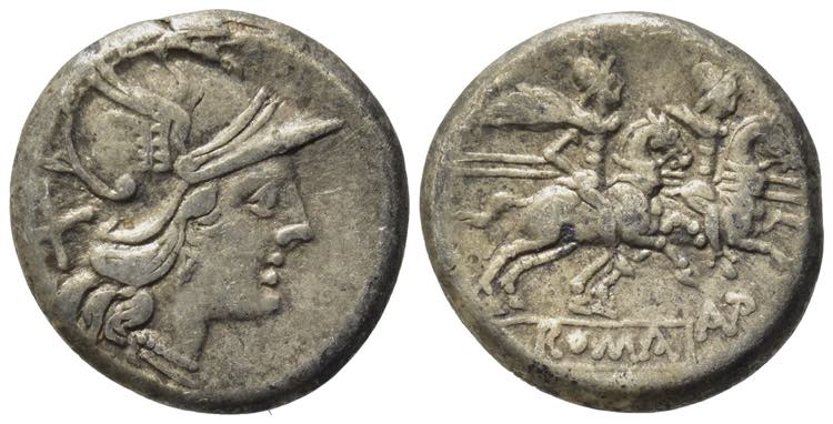 L. Autronius, Rome, 189-180 BC. AR ... 