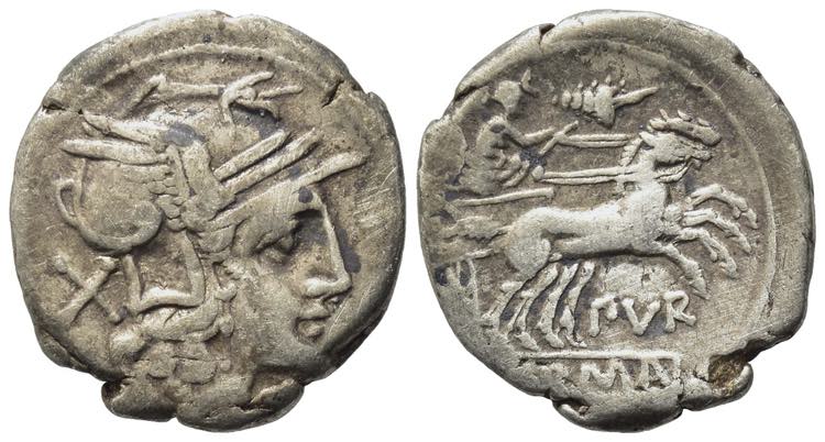 Furius Purpurio, Rome, 169-158 BC. ... 