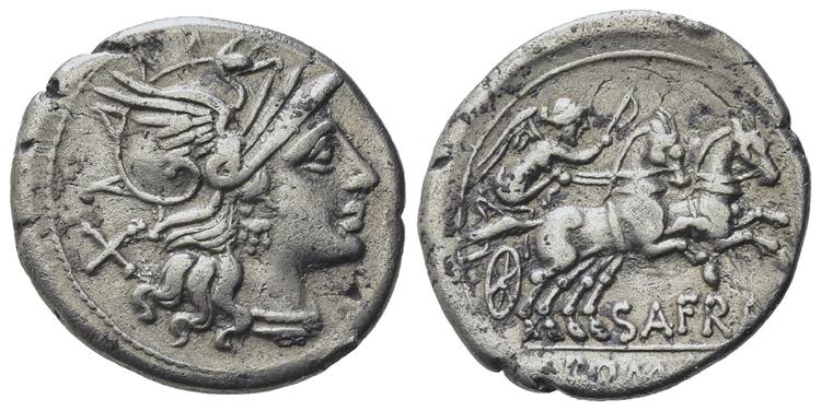 Spurius Afranius, Rome, 150 BC. AR ... 