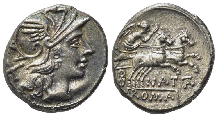 Pinarius Natta, Rome, 149 BC. AR ... 