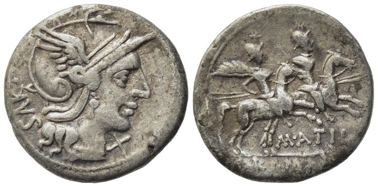 M. Atilius Saranus, Rome, 148 BC. ... 