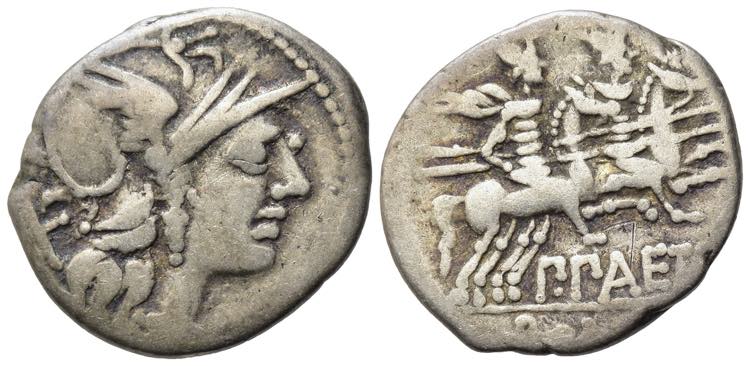 P. Aelius Paetus, Rome, 138 BC. AR ... 