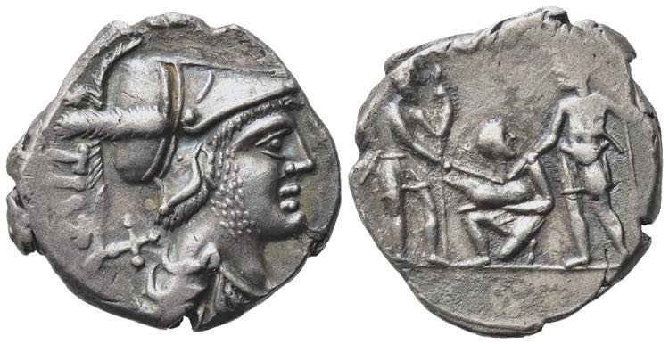 Ti. Veturius, Rome, 137 BC. AR ... 