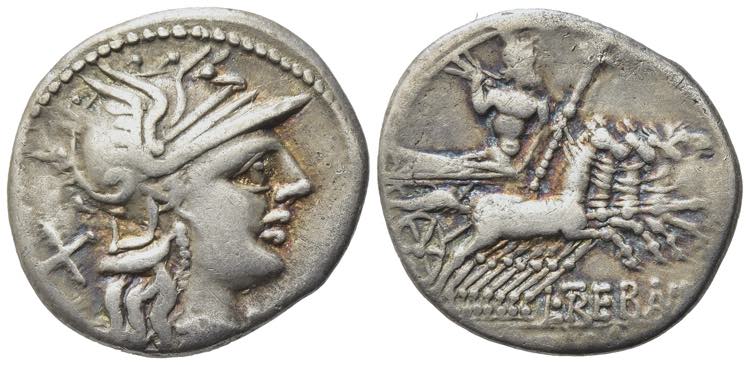 L. Trebanius, Rome, 135 BC. AR ... 