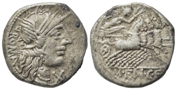 M. Fannius C.f. Rome, 123 BC, AR ... 