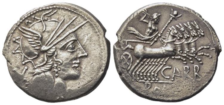 Cn. Papirius Carbo, Rome, 121 BC. ... 