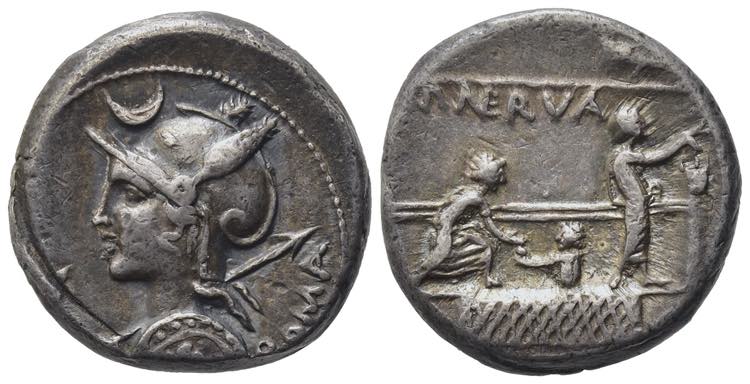 P. Nerva, Rome, 113-112 BC. AR ... 