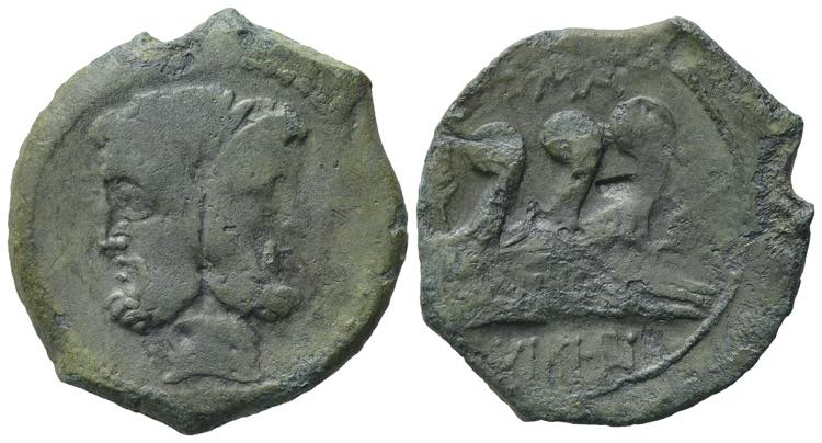 C. Vibius C.f. Pansa, c. 90 BC. Æ ... 