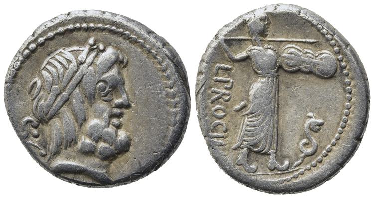 L. Procilius, Rome, 80 BC. AR ... 